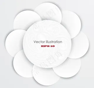 花纹底纹白色纸张图片