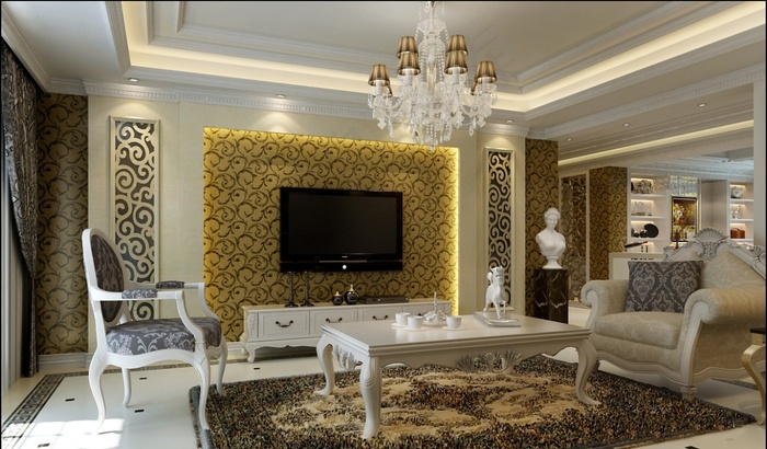 电视背景墙装修设计效果图