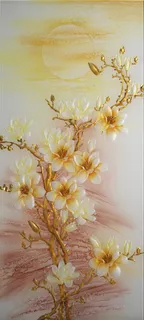 花卉花朵移门图片