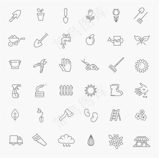 线性图标常见的矢量合集