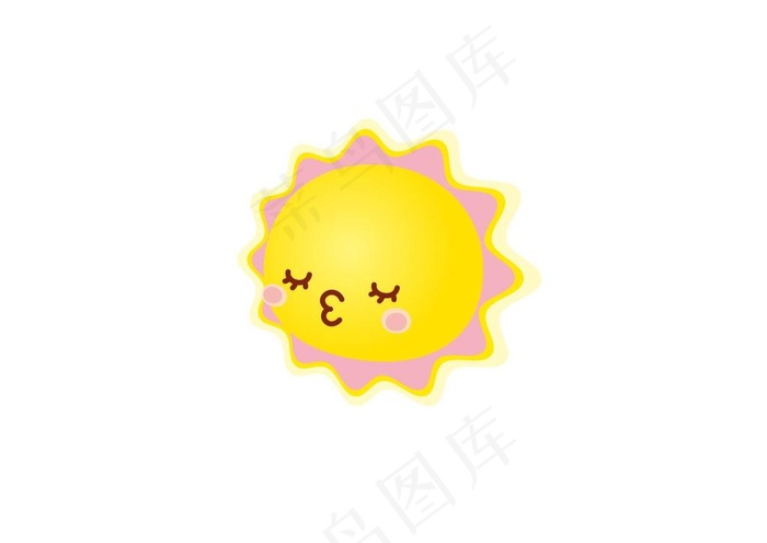 原创矢量图卡通太阳cdr矢量模版下载