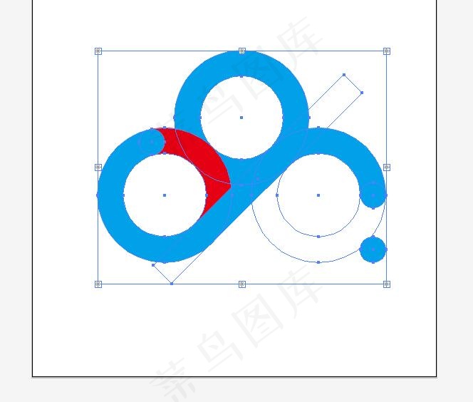 标准画法画百度云图标ai矢量模版下载