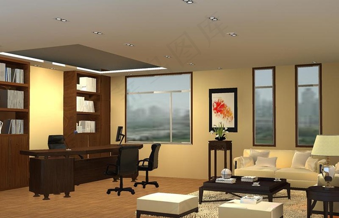 办公室模型图片