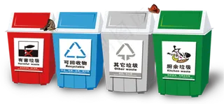 保护环境 垃圾箱元素