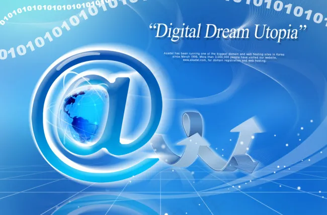 互联网科技元素psd模版下载