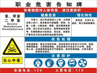 职业危害告知牌