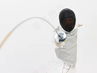 击剑运动的人物高清图片