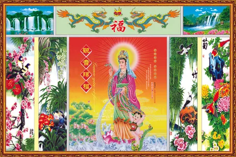 佛祖中堂画 佛祖中堂画