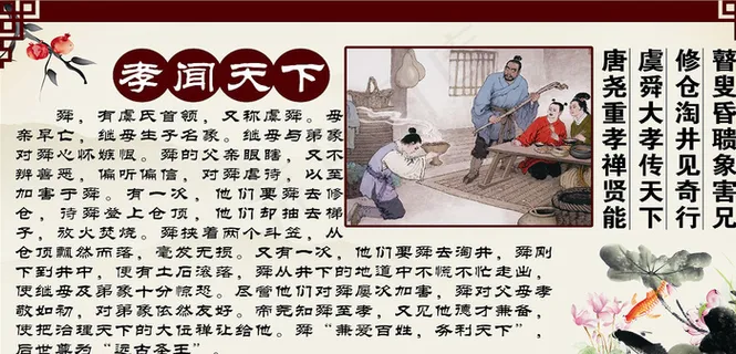 24孝图之一孝闻天下图片