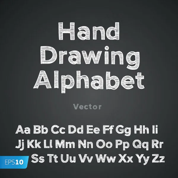 可爱的字体设计矢量素材2ai矢量模版下载