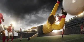 足球比赛的人物摄影