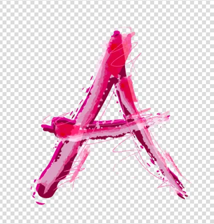 大写字母A模板视频