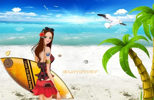 夏天的海边图片 夏天的海边图片