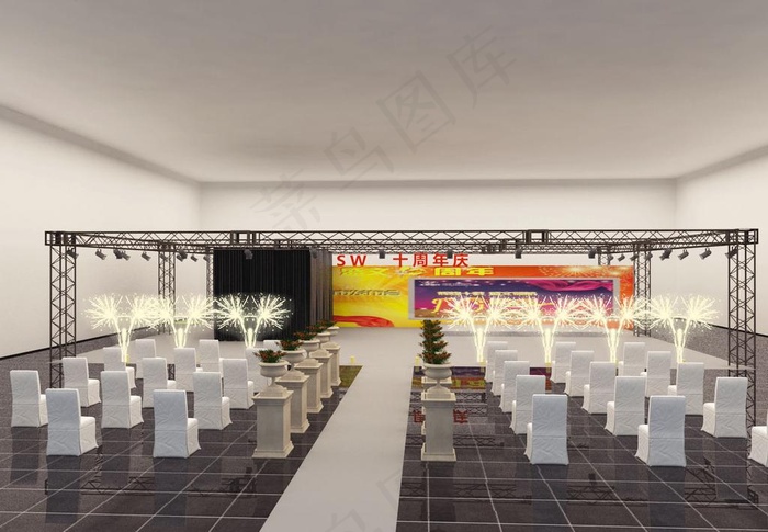 4S店活动布置效果图图片