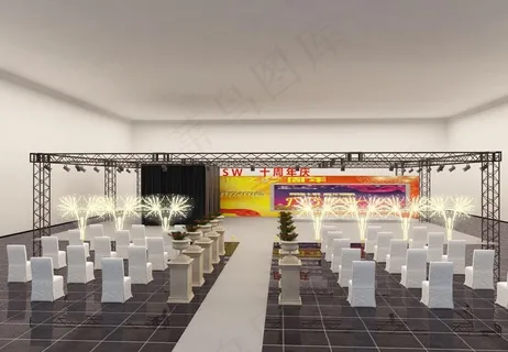 4S店活动布置效果图图片