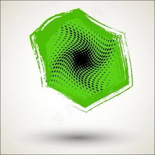 绿色色调垃圾架