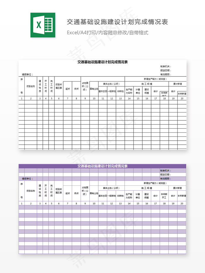 交通基础设施建设计划完成情况表
