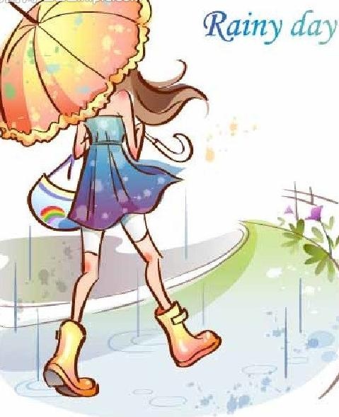 时尚美女孩 矢量插图图片