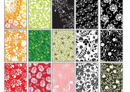 欧式花纹背景图图片