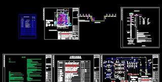 全套地下水源热泵机房施工图