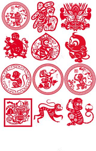 中国传统春节新年放假通知公告海报