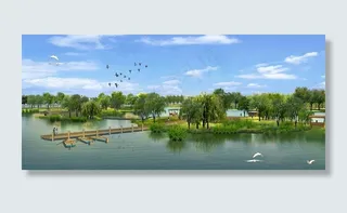 湿地公园 湿地景观图片