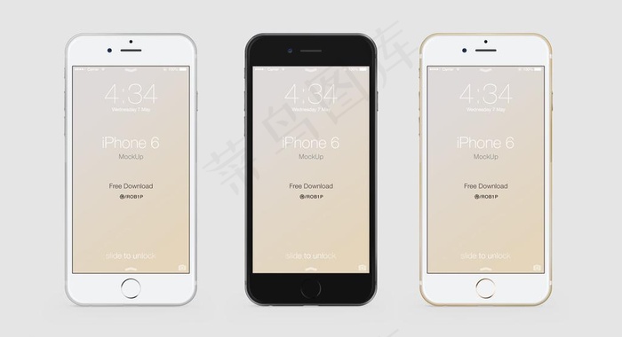 苹果iPhone6psd模版下载