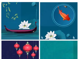 淘宝天猫中秋节主图钻展模板