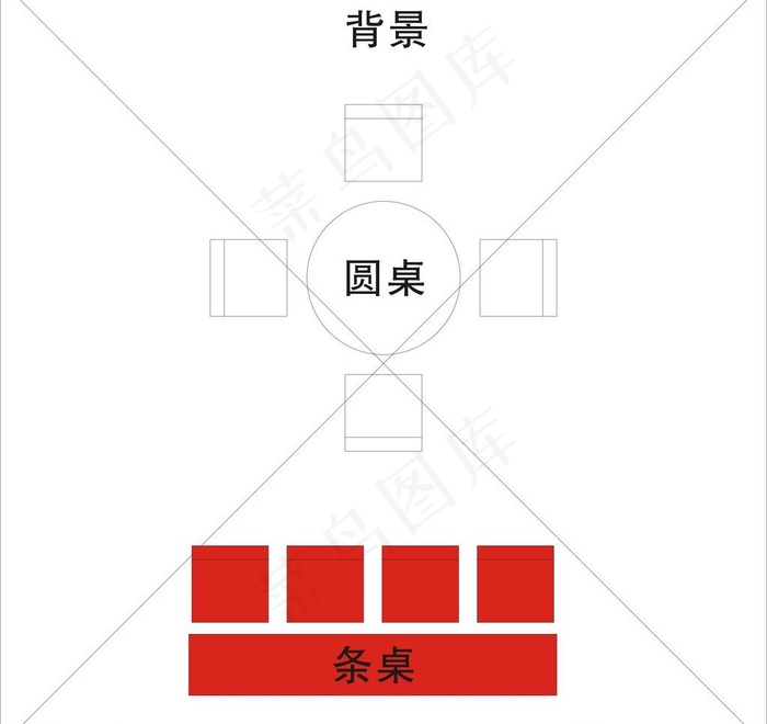 帐篷平面图图片cdr矢量模版下载