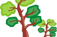 韩国传统新年符号树矢量图11