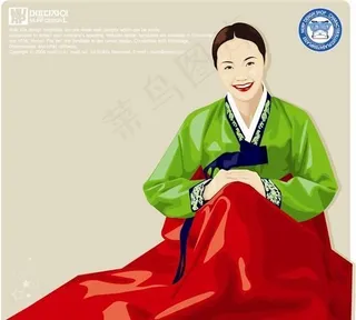 时尚女性 矢量素材 AI_0576