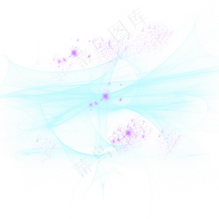 蓝色炫光星空元素蓝色炫光星空元素