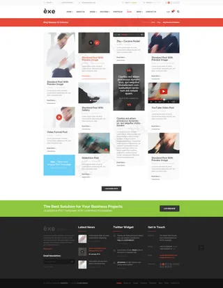 国外网页模板免费下载