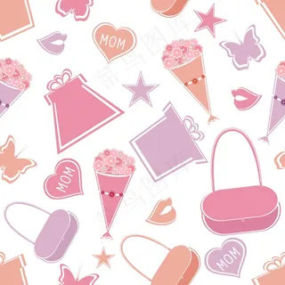 母亲节庆祝活动的无缝模式