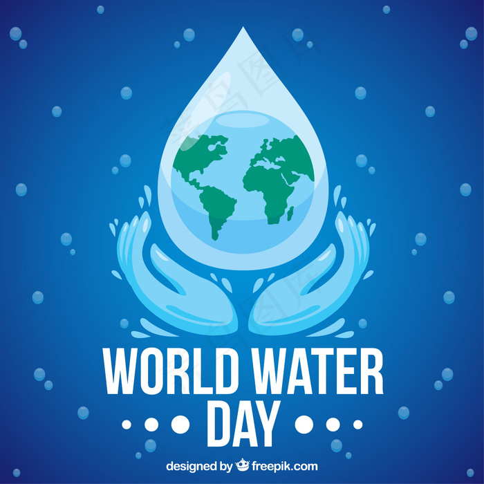 世界水日背景