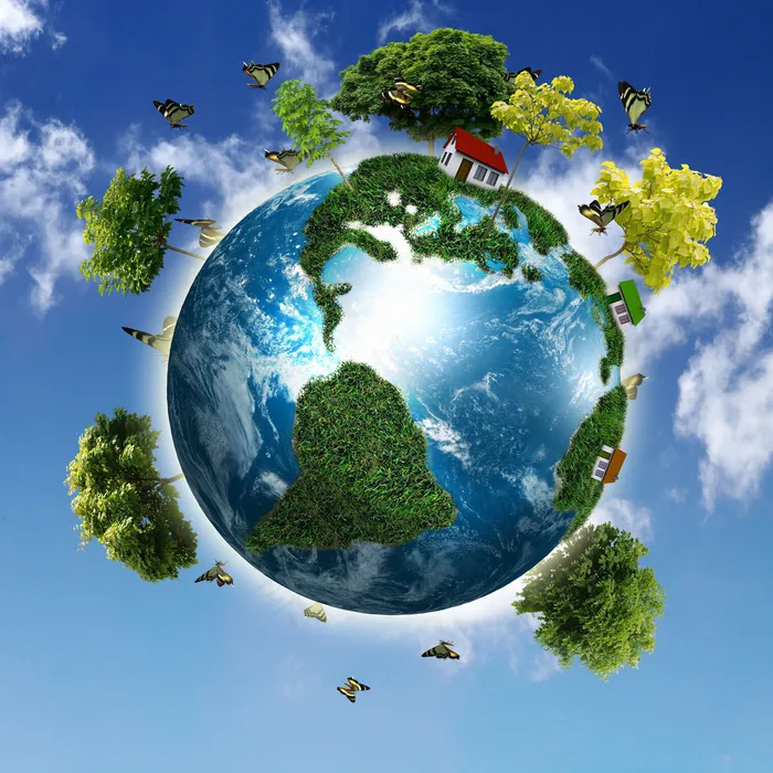 绿色星球图片素材