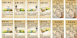 沙拉套餐 茶水单图片