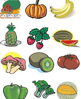 矢量蔬菜水果图片