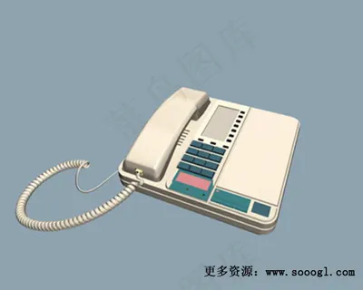 电话3d模型电器3d素材 2