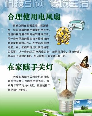 环保节能系列海报图片