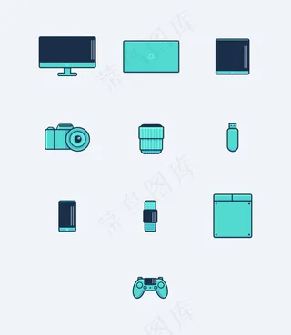 10免费技术插图的矢量格式
