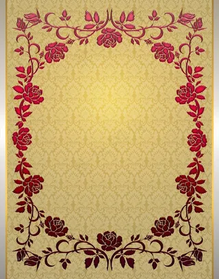 金色欧式边框图片