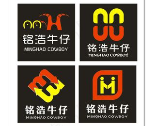 铭浩牛仔LOGO