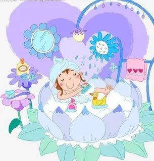 手绘儿童插画图片