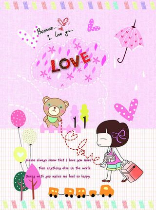 布纹小女孩物语 本本封面设计2