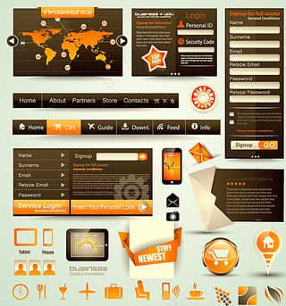 创意网页UI设计图片