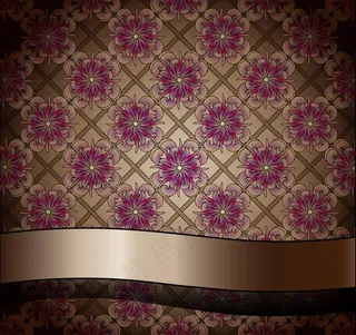 欧式花纹背景图片