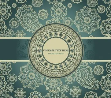 欧式古典花纹矢量素材