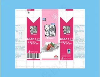 牛奶包装图片模板下载