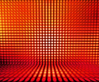 红色LED舞台灯光背景